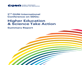2Nd Guni International Conference on Sdgs: Higher Education & Science Take Action Summary Report