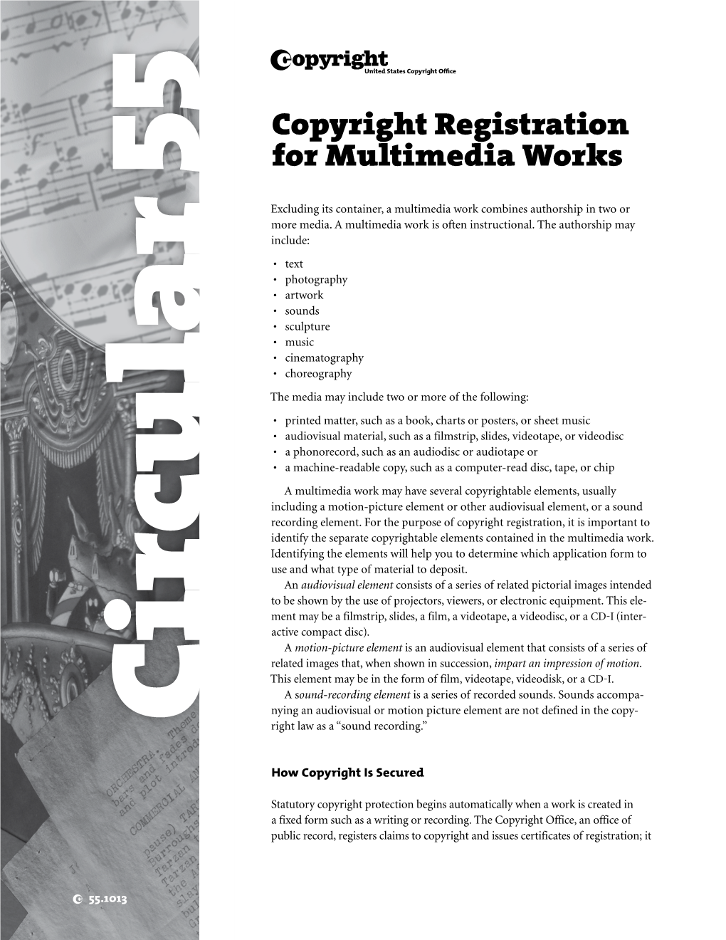 Copyright Registration for Multimedia Works · 2