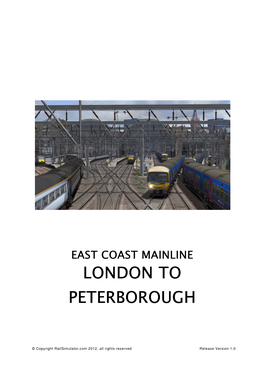 London to Peterborough