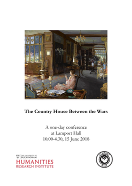 The Country House Between the Wars