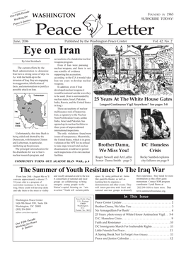 Eye on Iran Accusations of a Clandestine Nuclear by John Steinbach Weapons Program