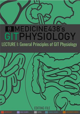 General Principles of GIT Physiology