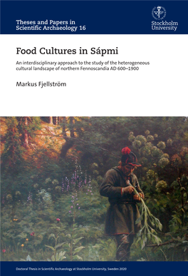 Food Cultures in Sápmi