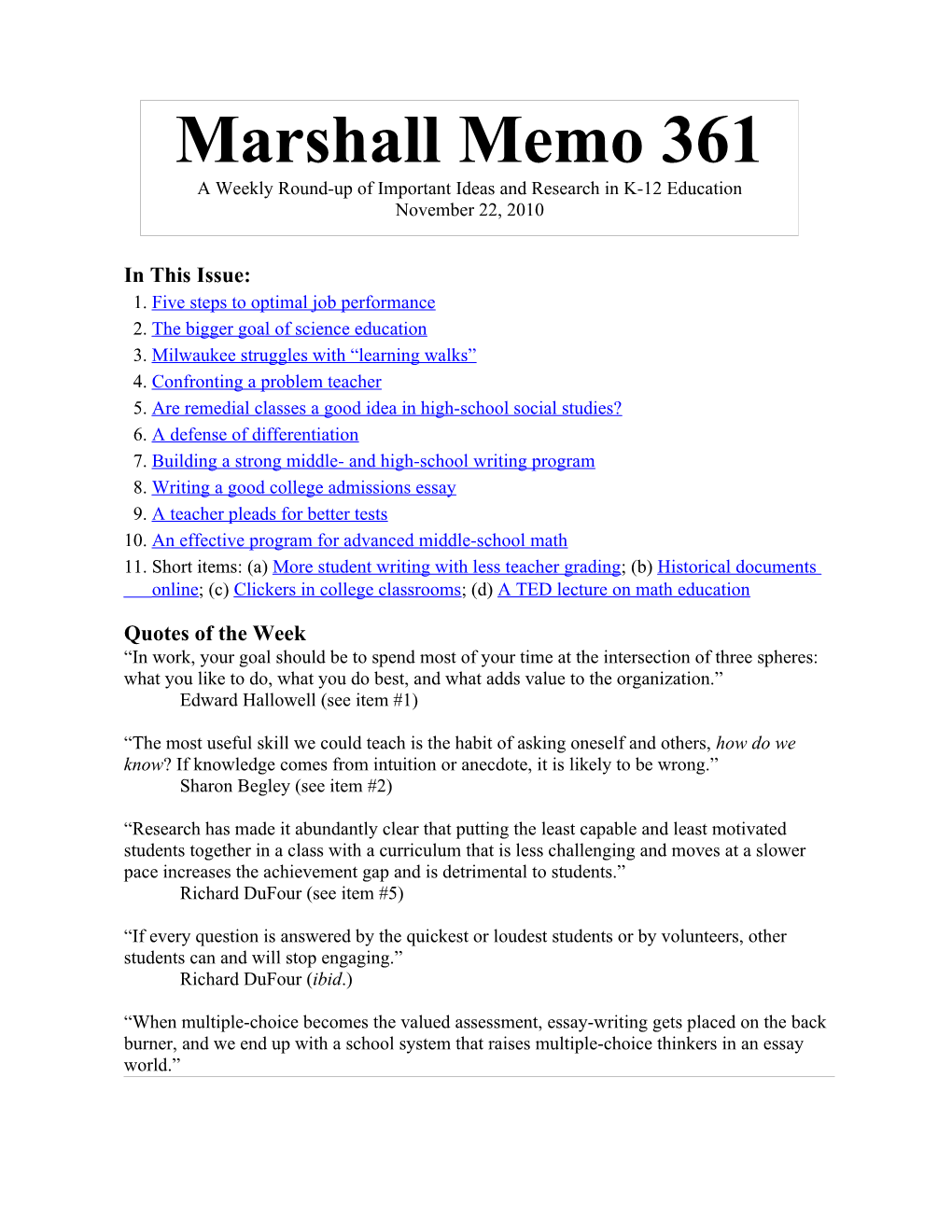 The Marshall Memo s1