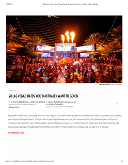 Best Date Ideas in Las Vegas: Fun & Romantic Activities for Date Night - Thrillist