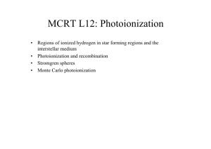MCRT L12: Photoionization