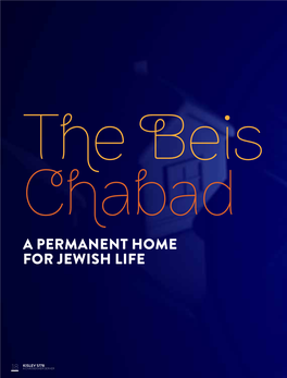 A Permanent Home for Jewish Life