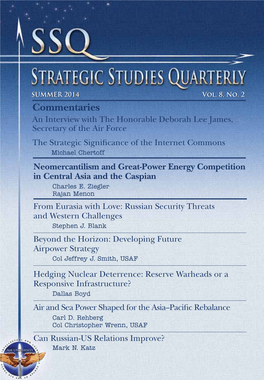 Strategic Studies Quarterly (Summer 2014)