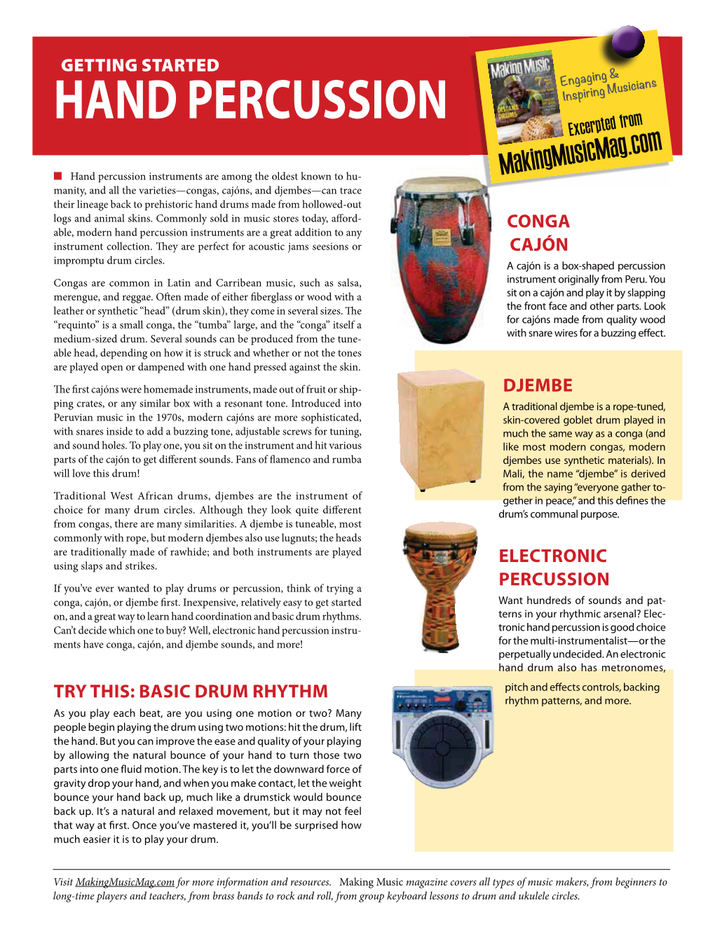 Hand Percussion