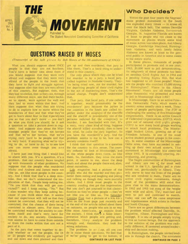 The Movement, April 1965. Vol. 1 No. 4