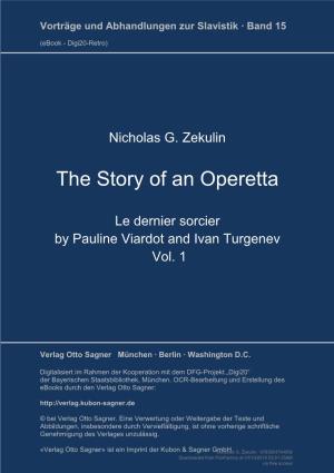 The Story of an Operetta