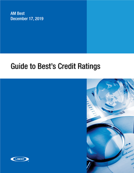 Guide to Best's Credit Ratings (GBCR)