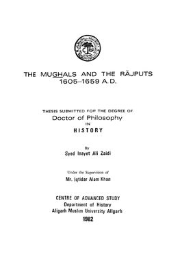 The Mughals and the Rajputs 1 6