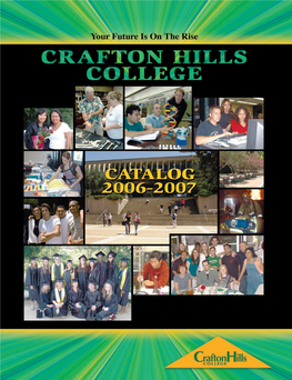 2006-2007 Crafton Hills Catalog (Pdf)