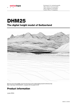 DHM25 the Digital Height Model of Switzerland