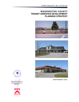 Washington County Transit Oriented