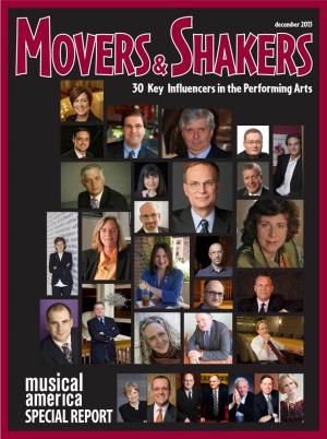 30 Key Influencers in the Performing Arts on the Cover 1