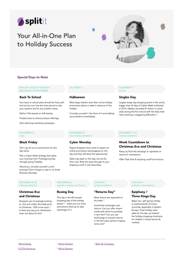 Your All-In-One Plan to Holiday Success