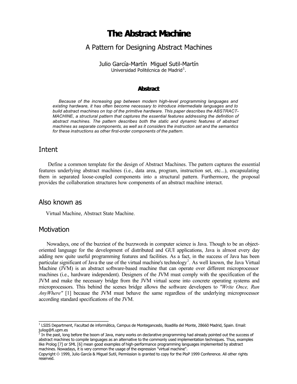 The Abstract Machine a Pattern for Designing Abstract Machines