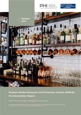 Student Alcohol Research and Prevention Activity (SARPA)