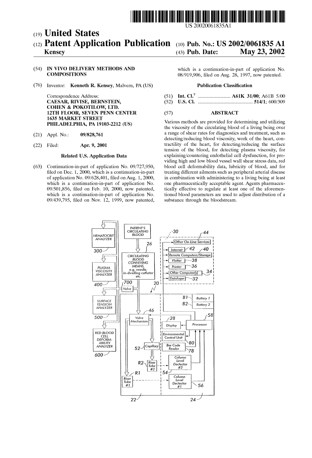 (12) Patent Application Publication (10) Pub