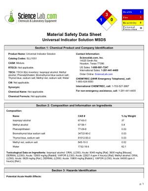 3 1 0 Material Safety Data Sheet