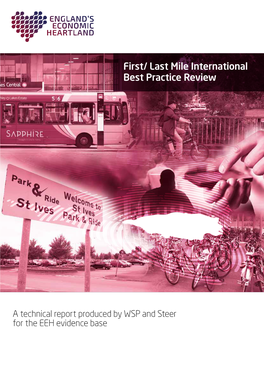 First/ Last Mile International Best Practice Review