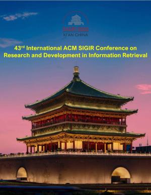 43Rd International ACM SIGIR Conference on Research and Development in Information Retrieval