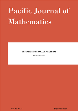 Extensions of Banach Algebras
