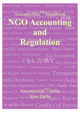 NGO Accounting & Regulation