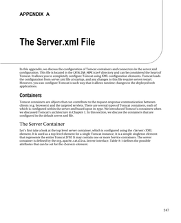 The Server.Xml File