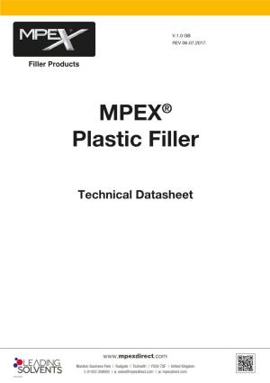 MPEX® Plastic Filler