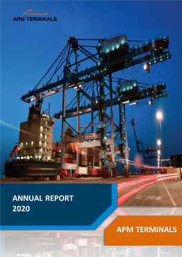 Annual Report 2020 Apm Terminals