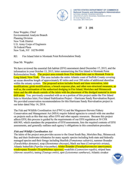 MAY 3 2016 Peter Weppler, Chief Environmental Analysis Branch Planning Division New York District U.S