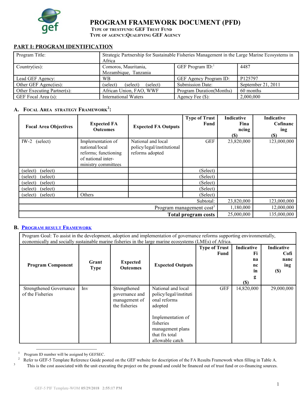 Financing Plan (In Us$) s21