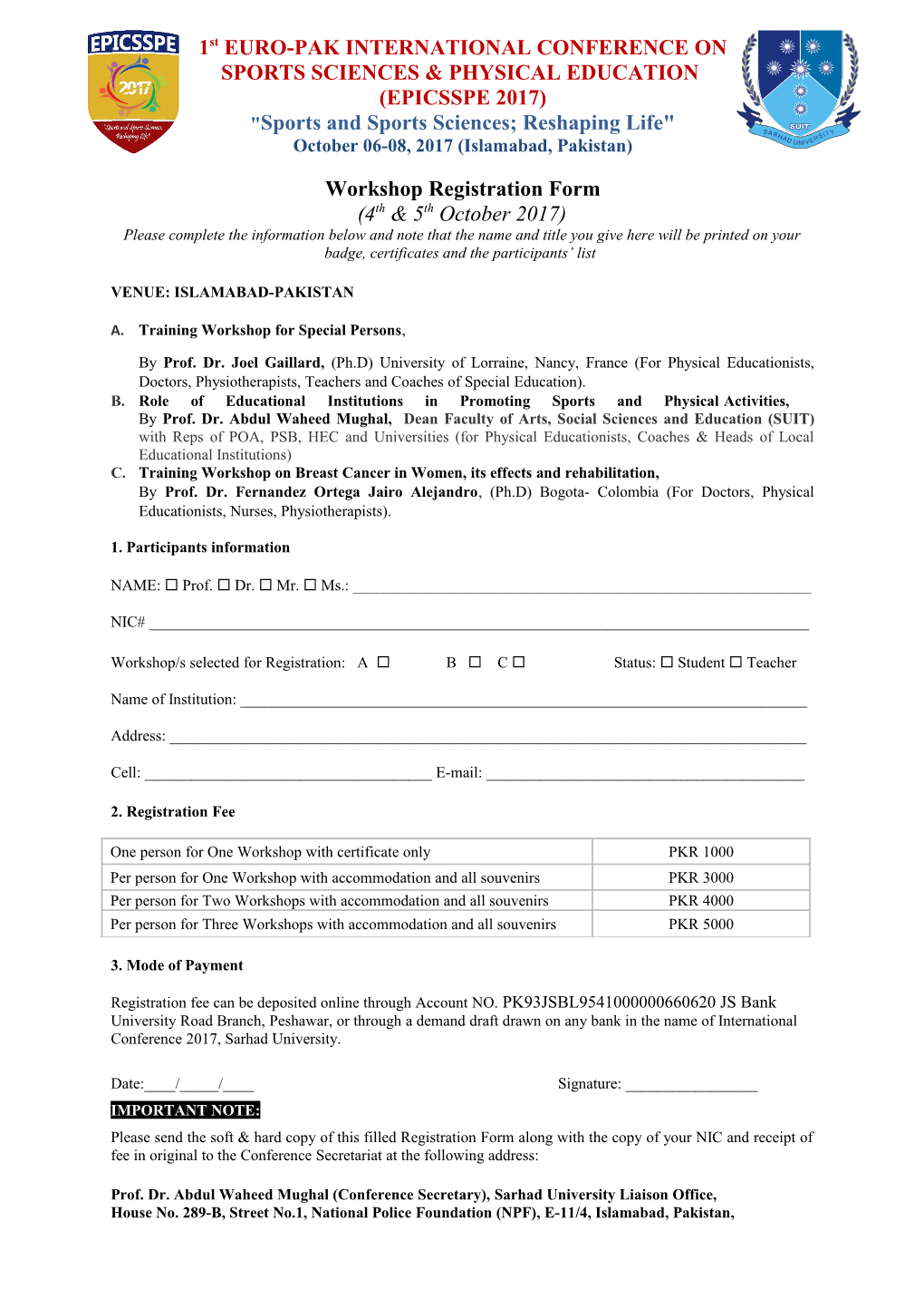 Event Registration Form