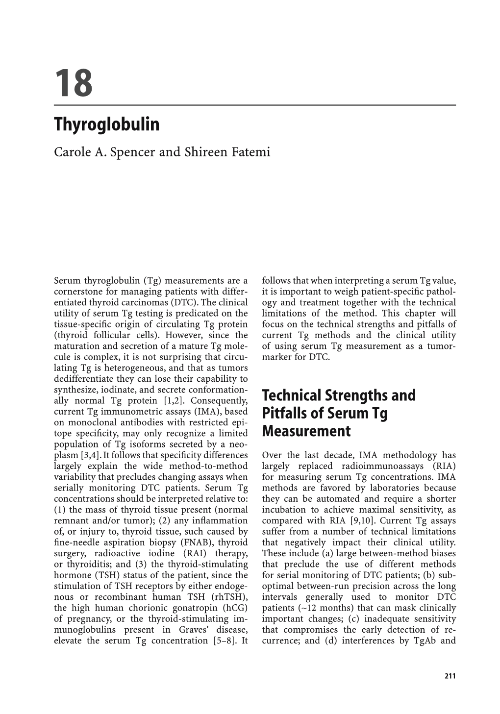 Thyroglobulin Carole A