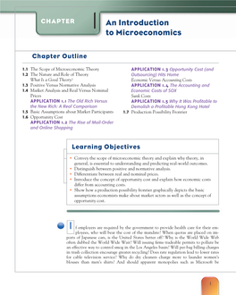 1 an Introduction to Microeconomics