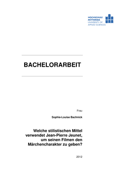 Bachelorarbeit Sophie-L.Bachnick 15.02.12 1