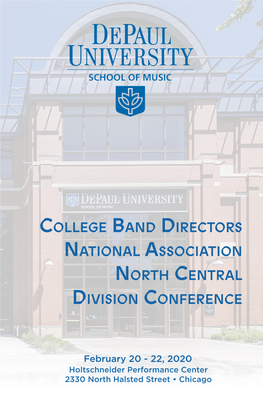 College Band Directors National Association North Central Division Conference