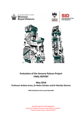 Evaluation of the Sensory Palaces Project FINAL REPORT May 2018
