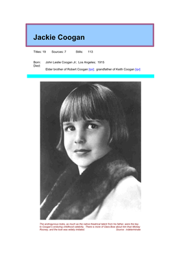 Jackie Coogan