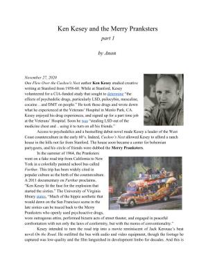 Ken Kesey and the Merry Pranksters, Part I