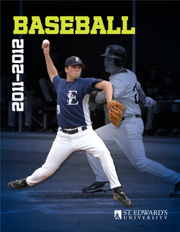 College Baseball: St. Edward's University: Media Guide