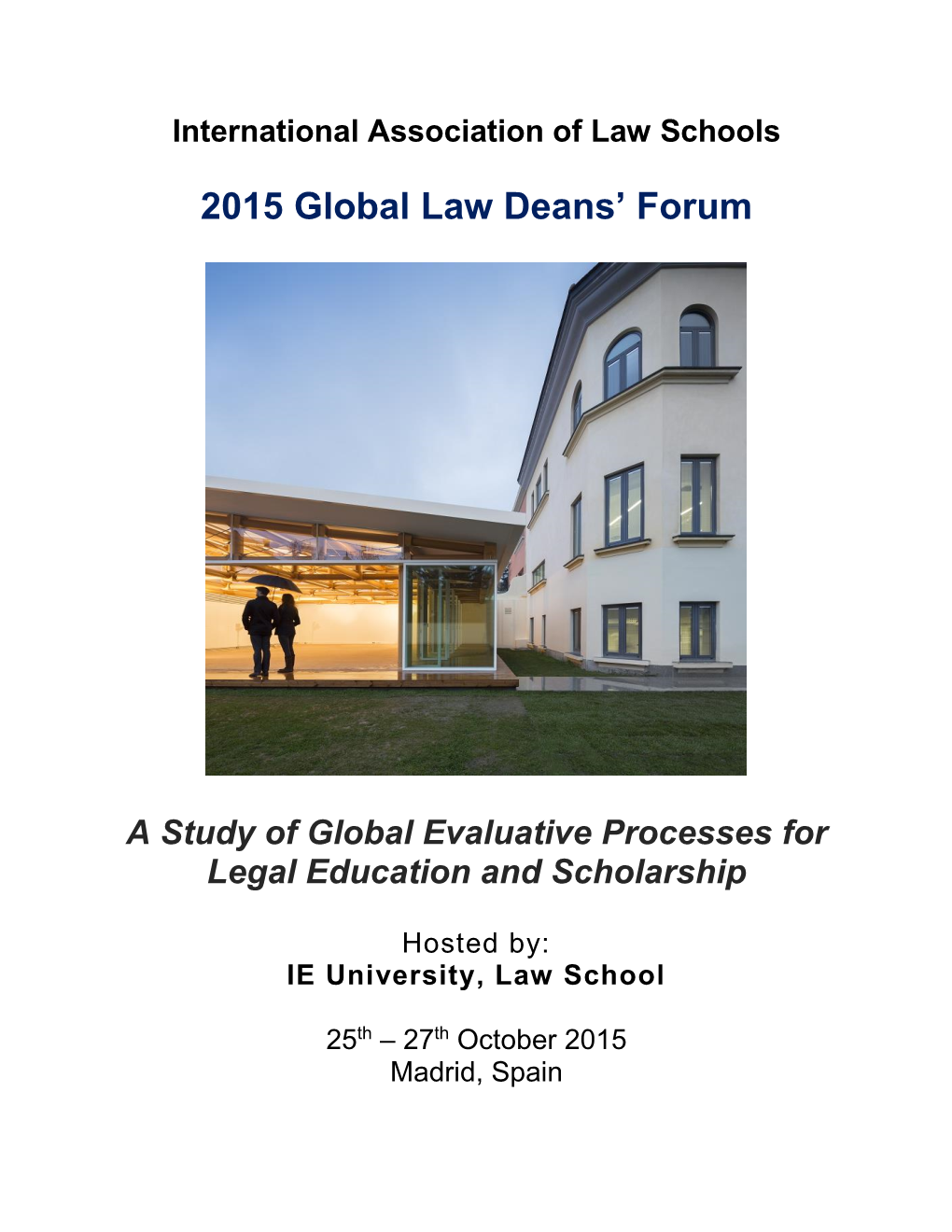 2015 Global Law Deans' Forum
