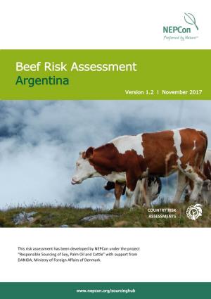 Beef Risk Assessment Argentina