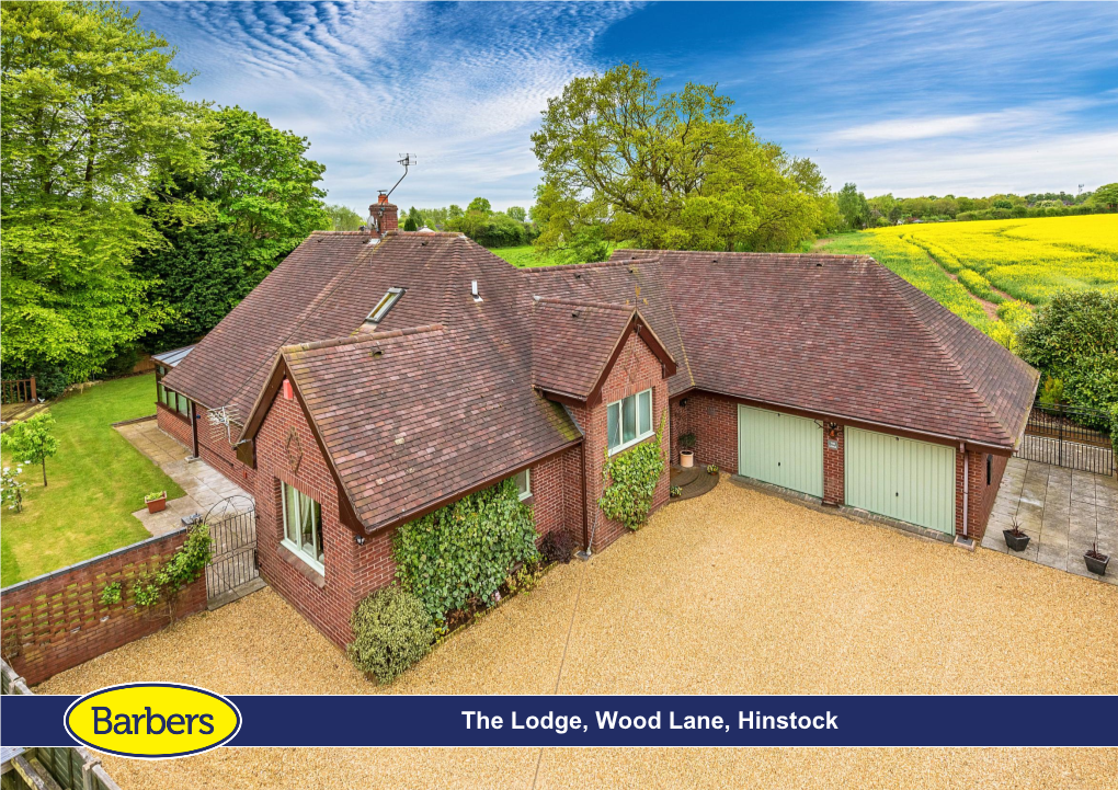 The Lodge, Wood Lane, Hinstock