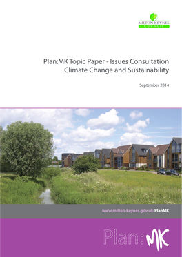 Plan:MK Topic Paper - Issues Consultation Climate Change and Sustainability