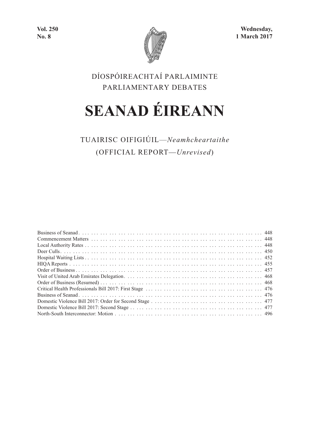 Seanad Éireann