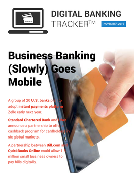 Business Banking (Slowly) Goes Mobile